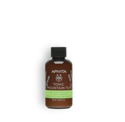 Apivita TONIC MOUNTAIN TEA Mini Ενυδατικό Γαλάκτωμα Σώματος 75ml - Kamara Pharmacy
