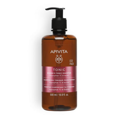 Apivita TONIC Τονωτικό Σαμπουάν Κατά της Τριχόπτωσης για Γυναίκες Ecopack 500ml - Kamara Pharmacy