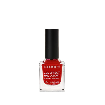 Korres GEL EFFECT NAIL COLOUR 53 Royal Red - Kamara Pharmacy