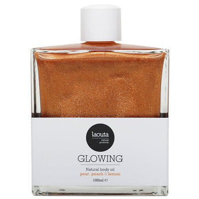 Laouta Glowing Body Oil | Ροδάκινο, Αχλάδι & Λεμόνι 100 ml - Kamara Pharmacy