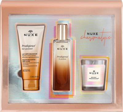 Nuxe Set Charismatique Prodigieux Le Parfum Spray 50ml & ΔΩΡΟ Body Lotion 100ml & Κερί Prodigieux 70g - Kamara Pharmacy